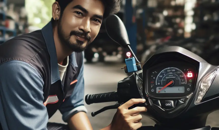 Enlever le Voyant Oil après Vidange sur un Scooter Honda Forza 125
