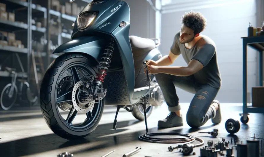 Réparation d’une Fourche qui Fuit sur un Honda Forza 125
